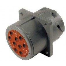 271191 - 9 circuit HD10 flange mounting socket. (1pc)